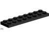 Image for LEGO® set 3489 2x8 Black Plates