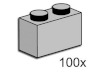 Image for LEGO® set 3725 1x2 Light Grey Bricks