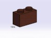 Image for LEGO® set 3751 1x2 Brown Bricks