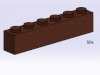 Image for LEGO® set 3752 1x6 Brown Bricks