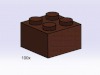 Image for LEGO® set 3753 2x2 Brown Bricks