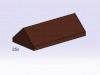 Image for LEGO® set 3756 2x4 Ridge Roof Tiles Steep Sloped Brown
