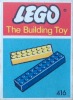 Image for LEGO® set 416 4 Sixteens 2 Twenties (The Building Toy)