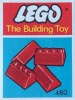 Image for LEGO® set 480 Slopes and Slopes Double 2 x 4, Red (The Building Toy)