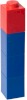 Image for LEGO® set 5004896 Square Drinking Bottle – Blue with Red Lid