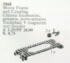 Image for LEGO® set 5068 Locomotive Base Plate with Couplings (Motor Frame)