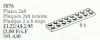 Image for LEGO® set 5076 Plates 2 x 8 White