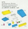 Image for LEGO® set 5176 Transparent Bricks