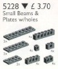 Image for LEGO® set 5228 Technic Beams and Plates with Holes, Black