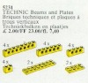 Image for LEGO® set 5231 20 Technic Beams and Plates Yellow