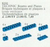 Image for LEGO® set 5232 20 Technic Beams and Plates Blue