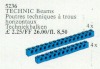 Image for LEGO® set 5236 8 Technic Beams Blue