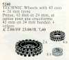 Image for LEGO® set 5240 6 Wheel Hubs and Tyres 24 mm (4) and 43 mm (2)