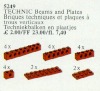 Image for LEGO® set 5249 20 Technic Beams and Plates Red