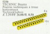 Image for LEGO® set 5250 8 Technic Beams Yellow