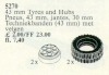 Image for LEGO® set 5270 2 Tyres and Hubs 43 mm