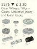 Image for LEGO® set 5276 Gear Wheels, Worm Gears and Racks, Universal Joints