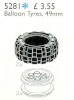 Image for LEGO® set 5281 Balloon Tyres 49.6 mm