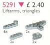 Image for LEGO® set 5291 Lift-Arms, Triangles