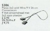 Image for LEGO® set 5306 Plates 2 x 2 with Wire, 9V, 26 cm