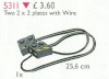 Image for LEGO® set 5311 Two 2 x 2 Plates with Wire, 25.6 cm