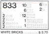 Image for LEGO® set 833 White Bricks Parts Pack