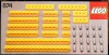 Image for LEGO® set 874 Yellow Beams with Connector Pegs
