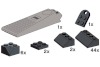 Image for LEGO® set BAG6 Grey Brick Separator with Black Frame Pieces